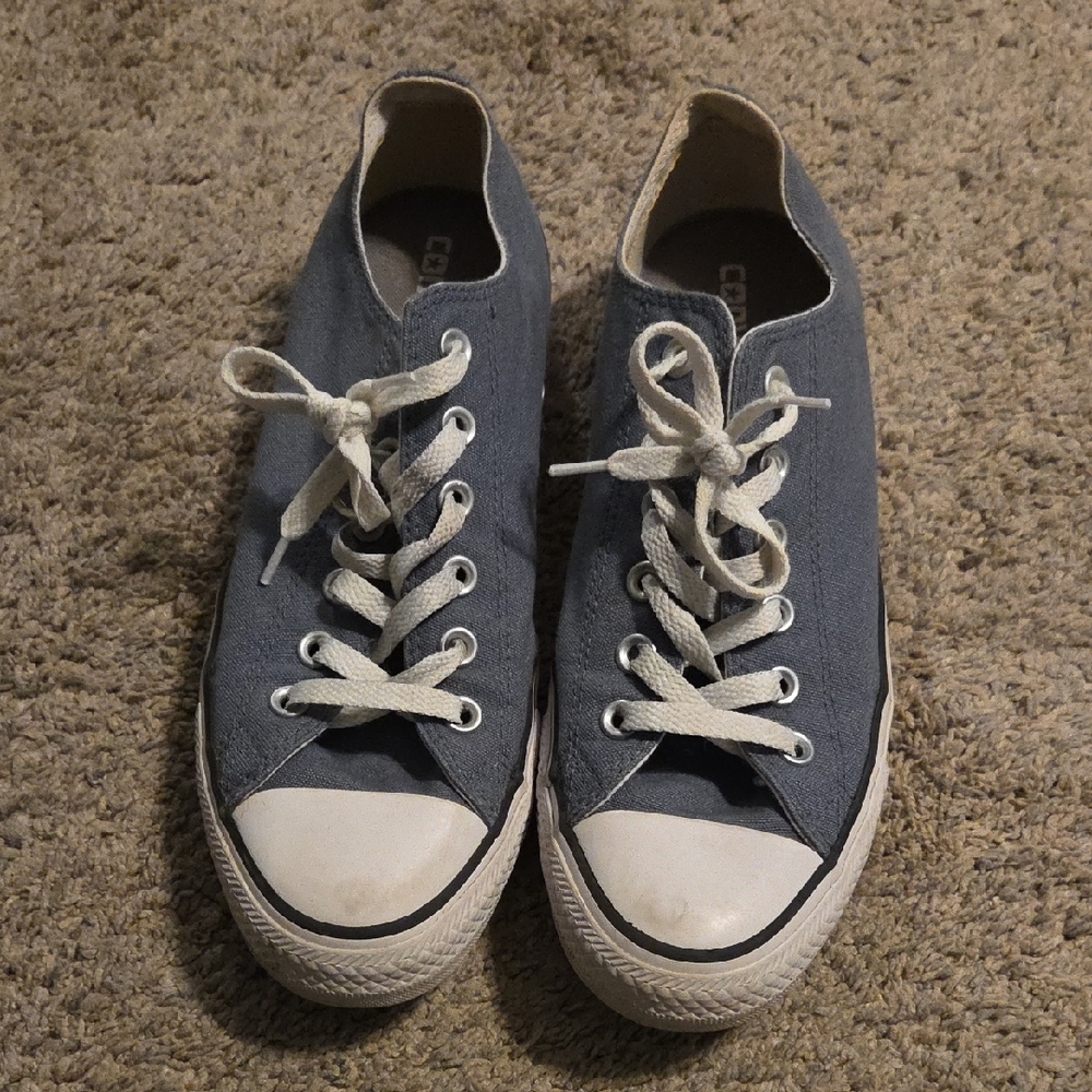 Converse Women's Gray Canvas Sneakers
